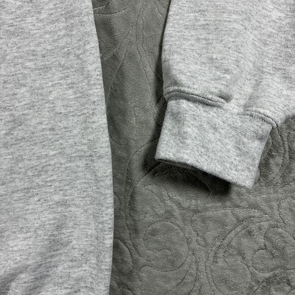 Hatch Men’s Pops Fleece Crewneck Pullover Sweatshirt Size Medium Gray - Picture 5 of 8